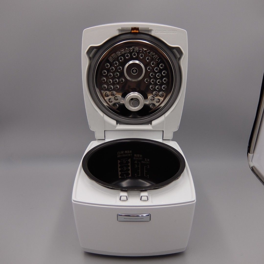 三菱 IHジャー炊飯器 炭炊釜シリーズ 5.5合炊き ピュアホワイト NJ-VE102-