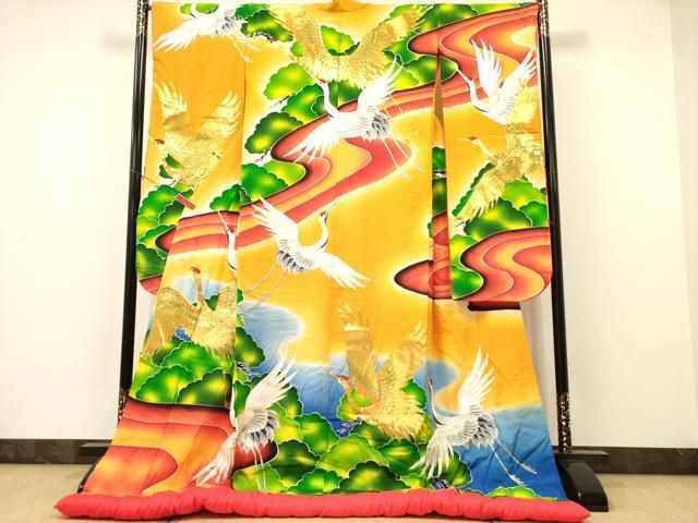 平和屋本店○色打掛 和装 婚礼 結婚式 花嫁 神社挙式 駒刺繍 飛