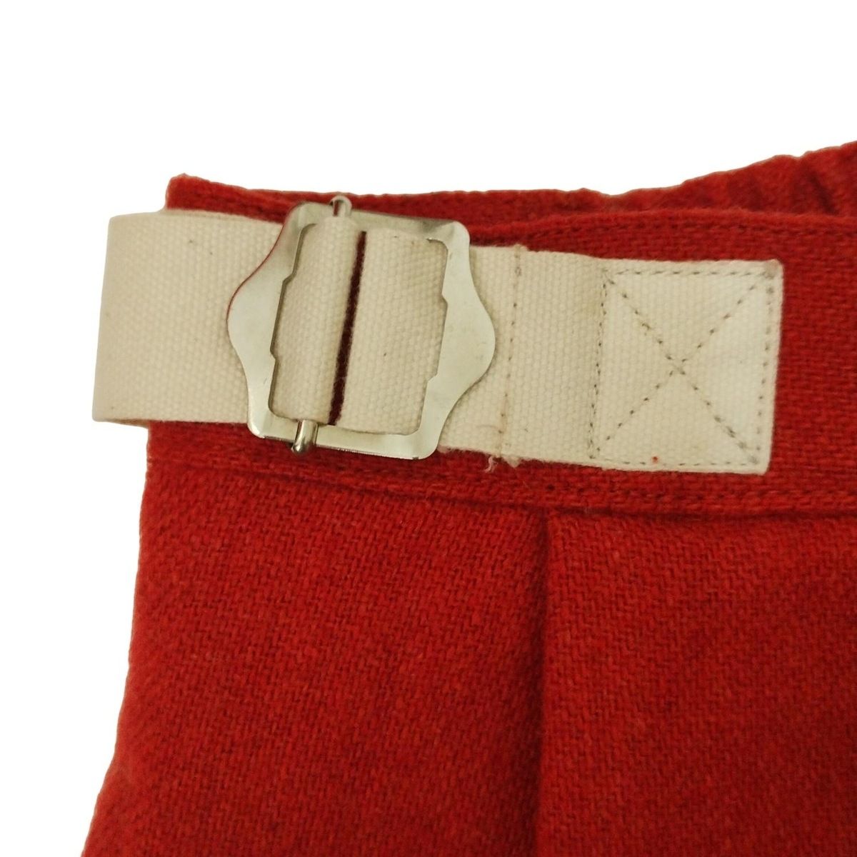 GRANDMA MAMA DAUGHTER グランマママドーター パンツ サイズ0 XS レディース - レッド×白 フルレングス DECORATOM_COM_BR