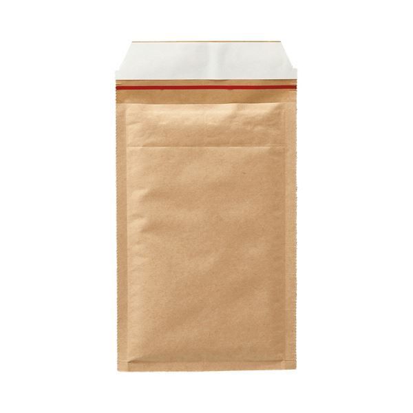 TANOSEE クッション封筒 小物用 内寸130×215mm 茶 1セット 1000枚 200枚×5ケース