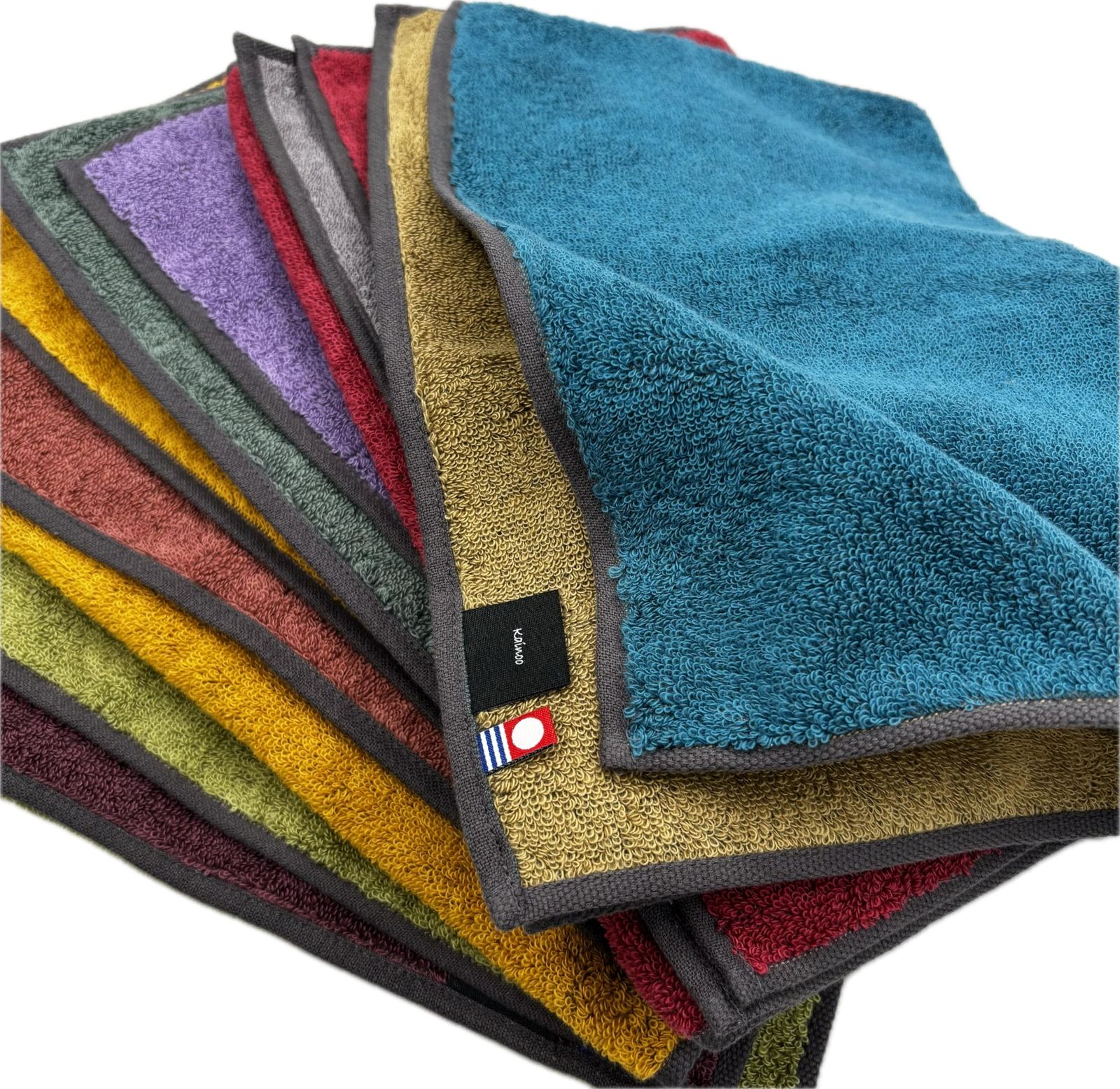 数量 今治タオル 日本の伝統色 フェイスタオル 5色セット 34cm×85㎝ 日本製 今治柔らかい 優しい肌触り 甘撚り 綿100％ コットン100％ リバーシブル 5枚セット