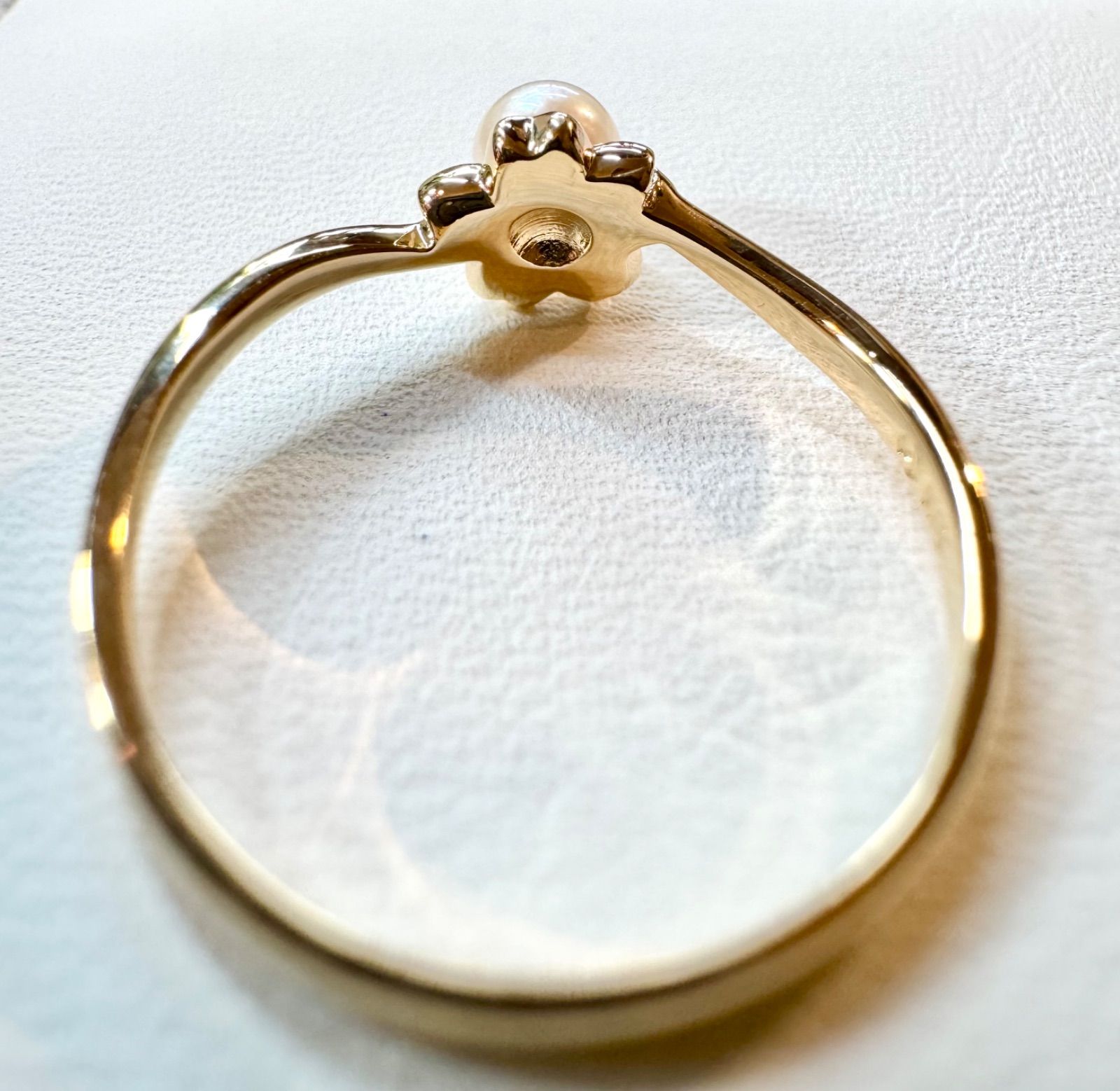 TASAKI◇K18YG*17号*桜モチーフパールリング*真珠*タサキ - メルカリ 