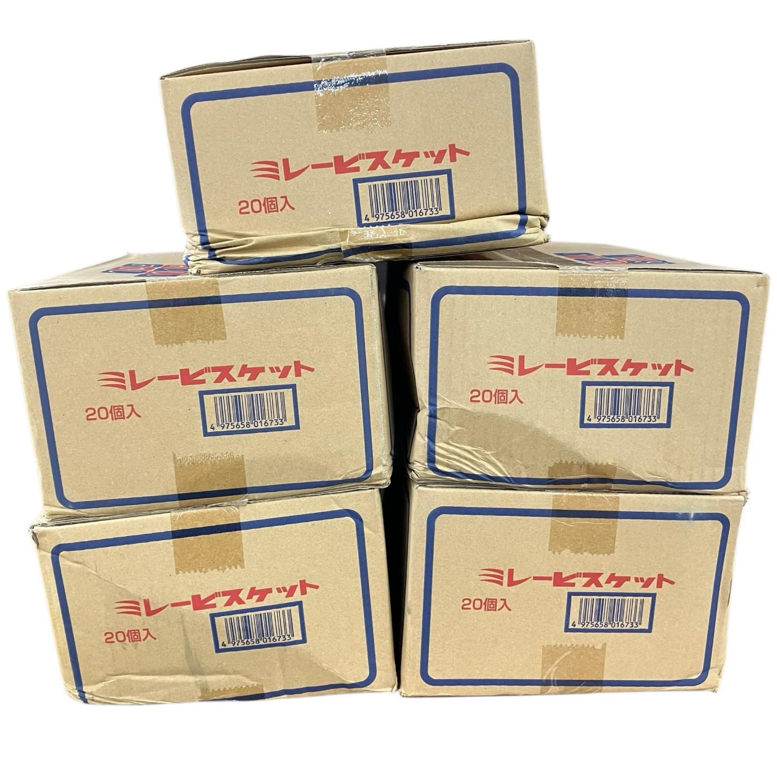 SG00001 訳アリ品 ミレービスケット まじめなおかし 5箱まとめ