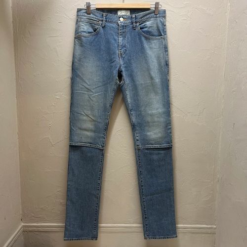 JieDa ジエダ 19AW 2WAY DENIM PANTS USED ユーズド加工デニムパンツ ライトブルー size1 Jie-19W-PT04-B タグ付き【代官山06】