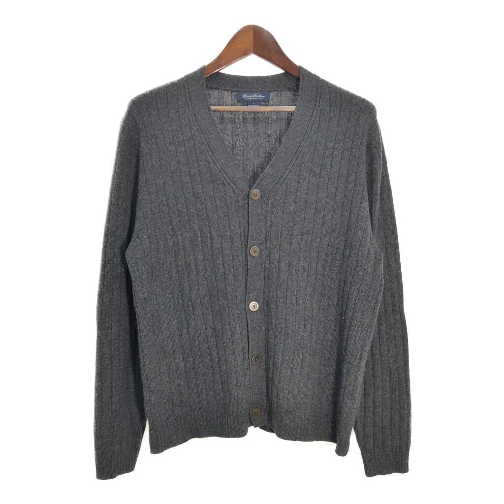 Brooks Brothers ブルックスブラザーズ ウールニット カーディガン グレー (メンズ L) 中古 古着 T1220