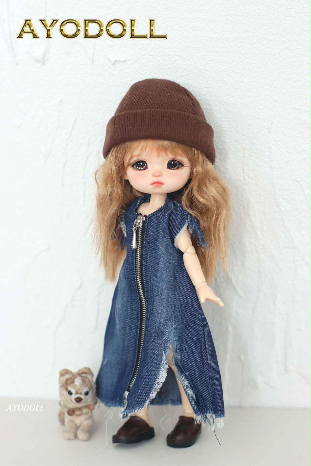 AYODOLL公式 こまったちゃん ミディサイズ プレミアムⅦ 美白透明肌 1|8ドールフルセット