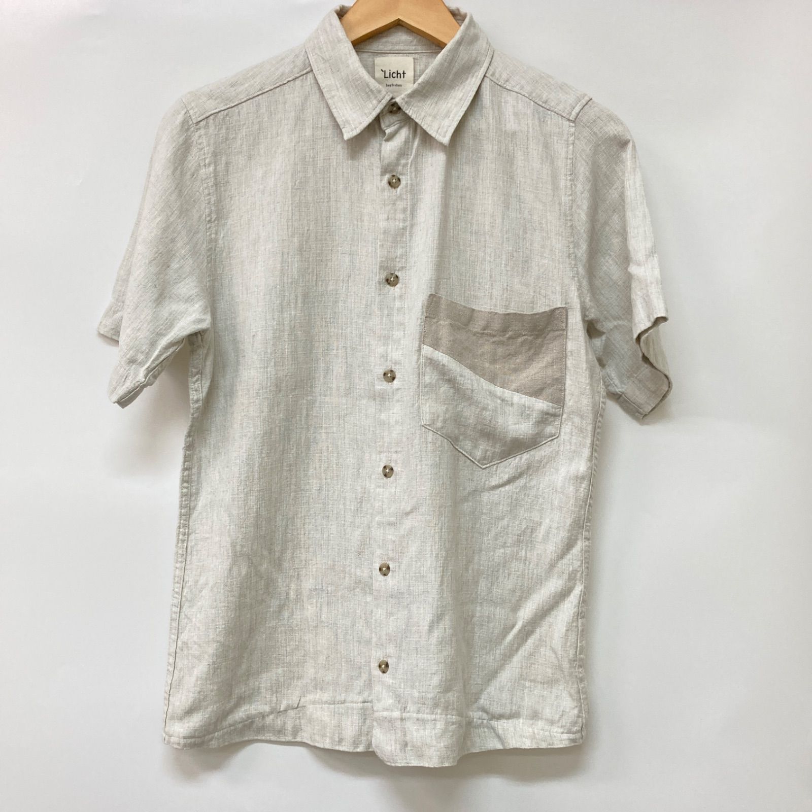 Licht リヒト トップス 半袖 シャツ ポロシャツ ベージュ レディース CT 2044