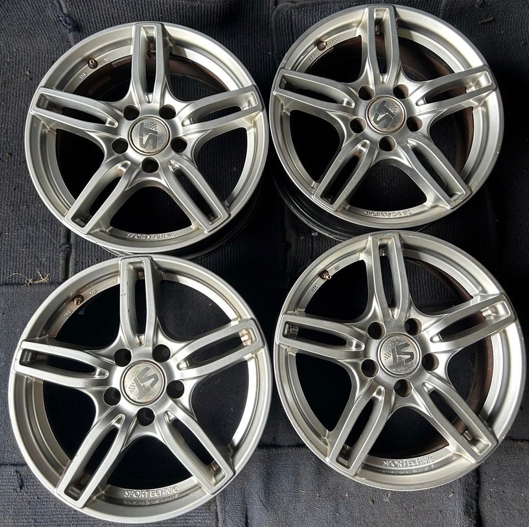 SPORT TECHNIC 社外品 16インチ ホイール4本 7J 37 PCD112 ハブ径約66.5 No.654