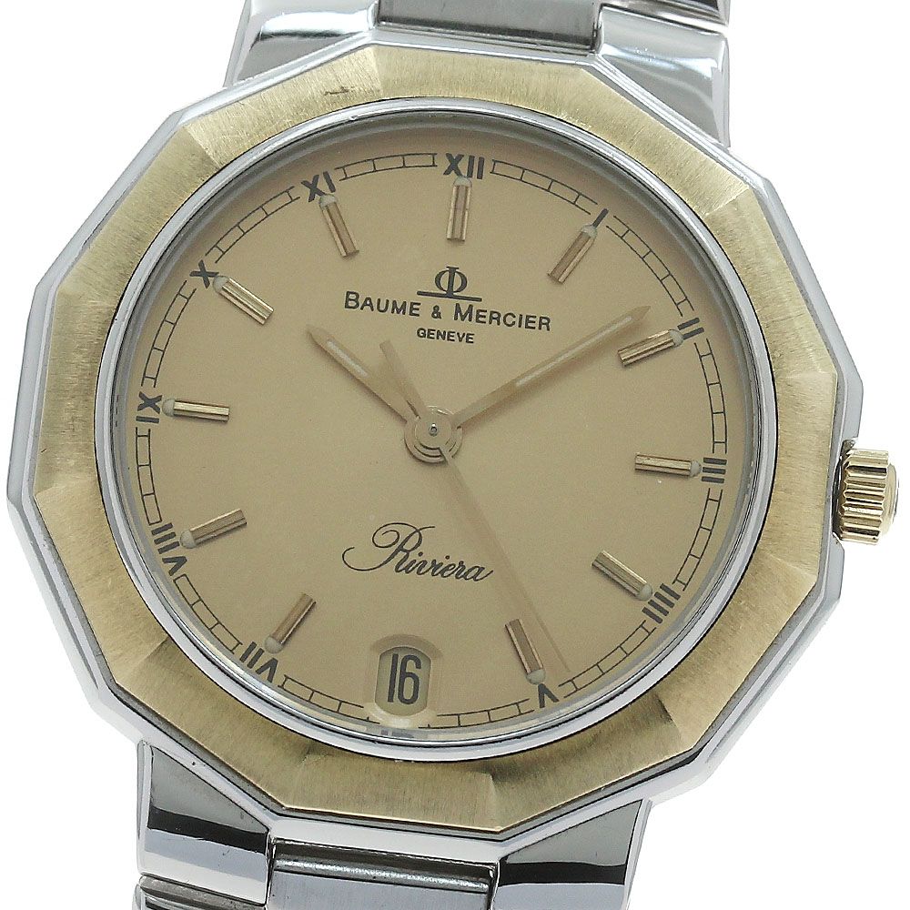 ボーム&メルシェ Baume & Mercier 5130.038 リビエラ デイト YG ボーム&メルシェ Baume & Mercier 5130.038 リビエラ デイト YG