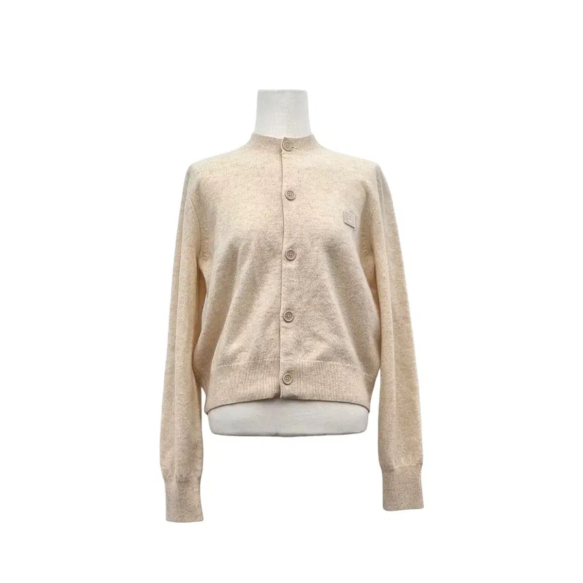 M Acne Studios アクネストゥディオズ スタジオ ペース ロゴ クルーネック カーディガン ETB041504