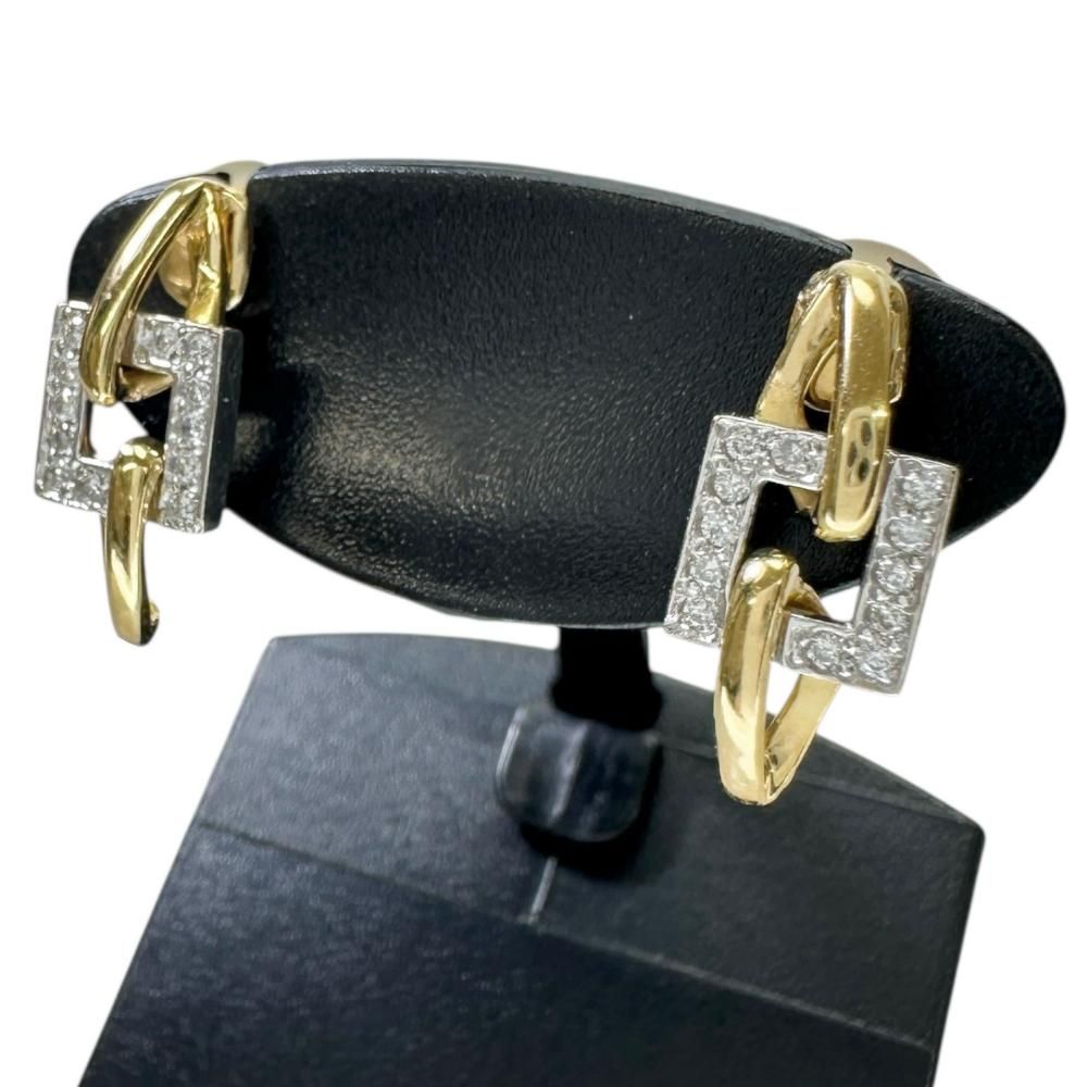 K18 YG イエローゴールド 地金 ピアス 保証書付 KO-0020 SWAD019（山梨