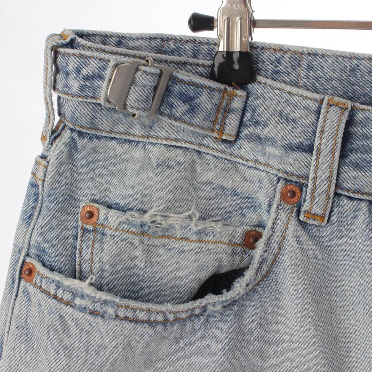 バレンシアガ】Balenciaga 22年 メンズ オーバーサイズ ワイドジーンズ 
