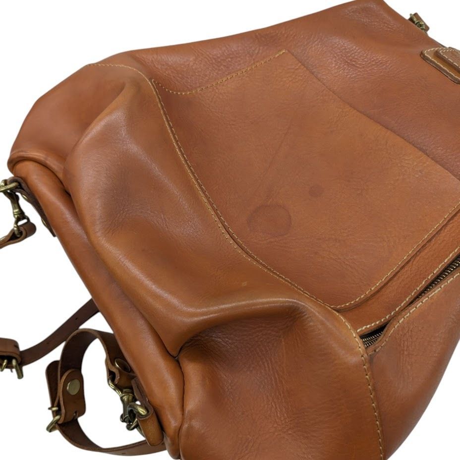 【お手入れ済み美品】HERZ ヘルツ　わんぱくリュック M　キャメル　R-144 HERZ ヘルツ わんぱくリュック R-144 グリーン Mサイズ 限定価格