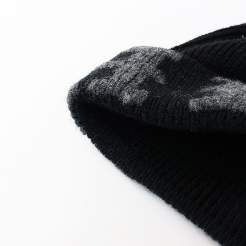 HERMES マルジェラ期 Hロゴ ニットキャップ カシミア製 Archive HERMES Margiela H motif cashmere knit cap /エルメス