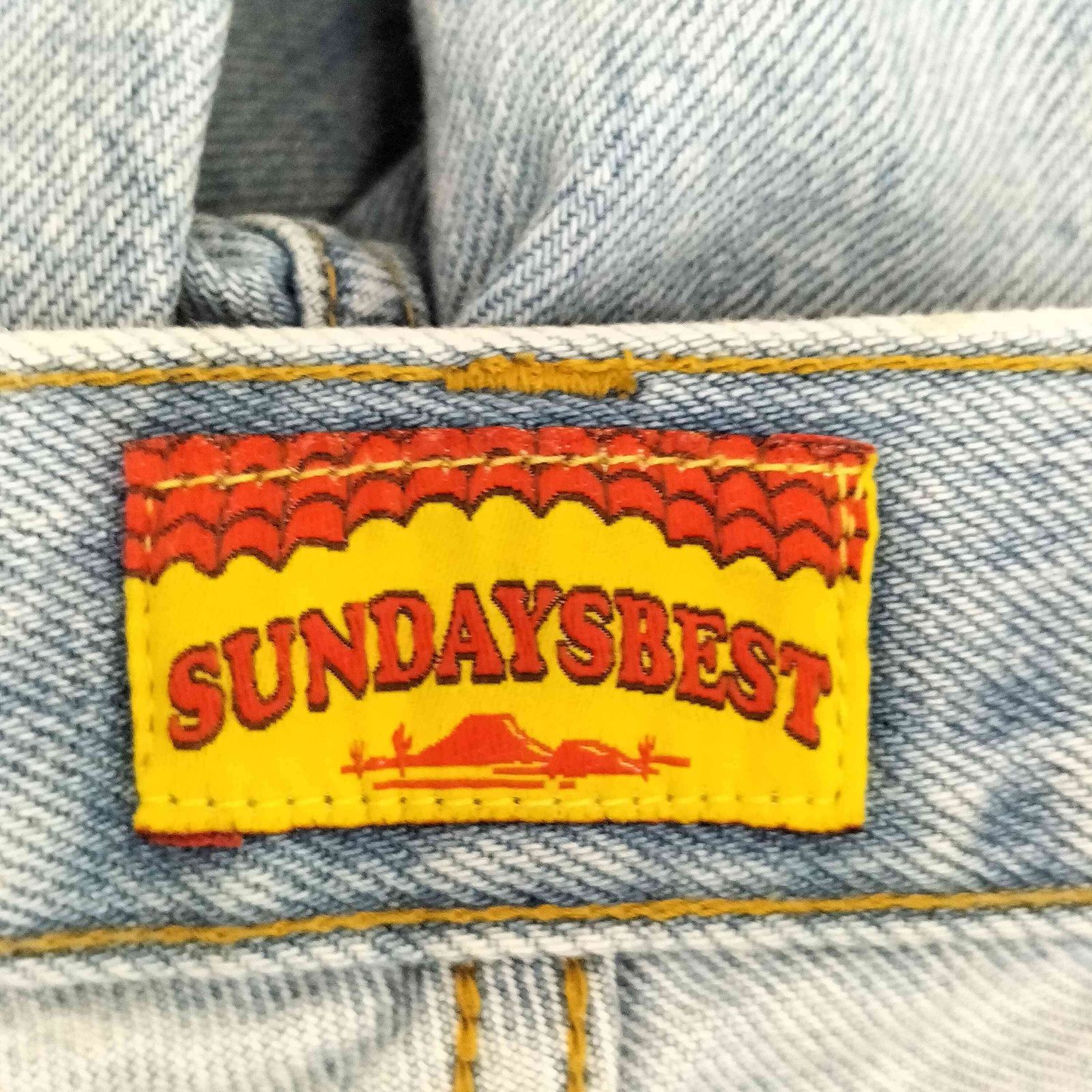 【美品】 SUNDAYS BEST サンデイズベスト　オリジナルデニム　36 SUNDAYS BEST サンデイズベスト 中目黒 通販 MY LOADS ARE LIGHT