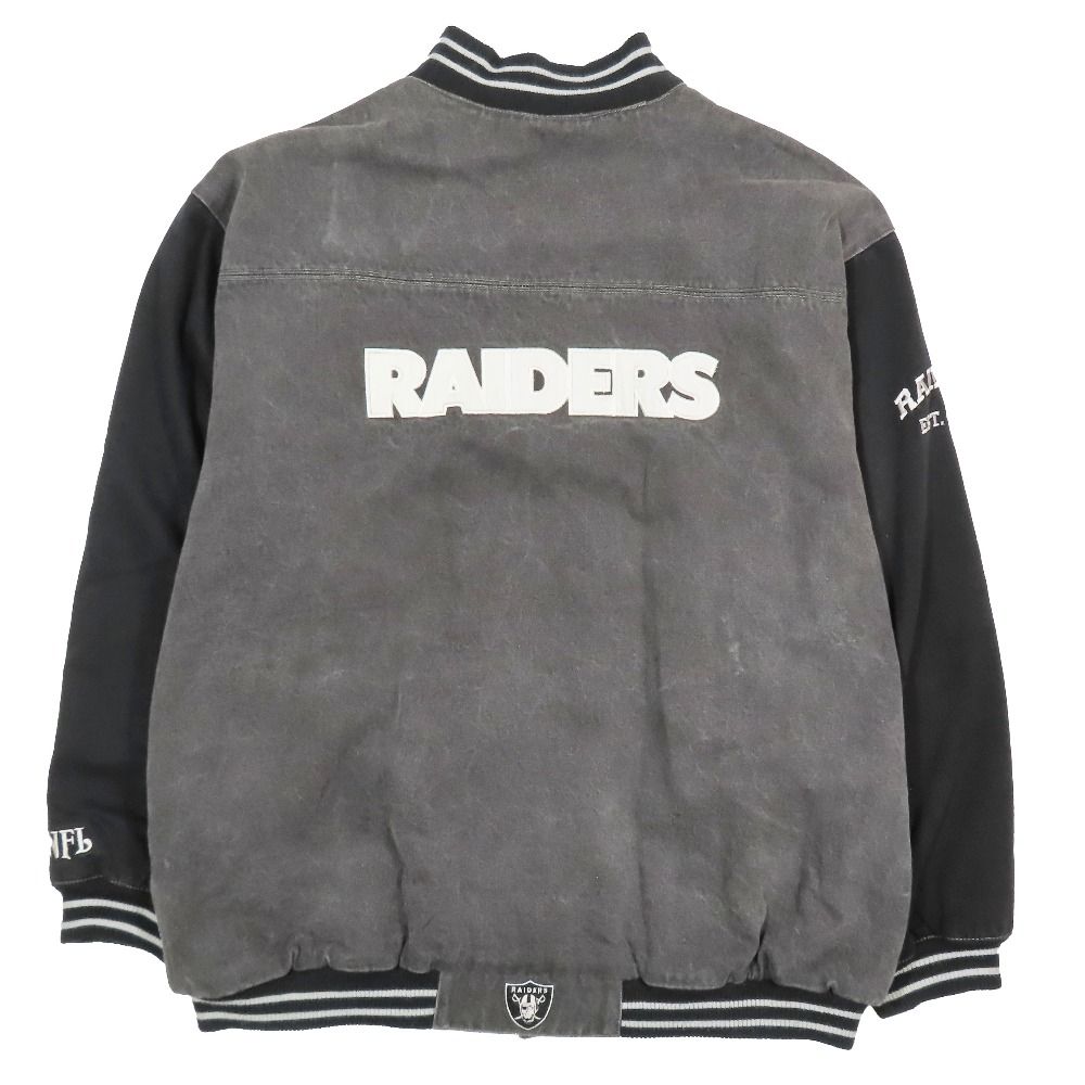 Reebok NFL RAIDERS スタジャン キルティング ビックシルエット Reebok NFL RAIDERS スタジャン キルティング ビックシルエット