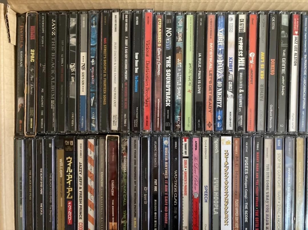 タグ付 ヒップホップ ラップ CD 約100枚セット CJ227 2パック NAS XZIBIT パフ ダディ ネリー T.I. ビースティ ボーイズ エミネム ブラック アイド ピーズ 未来