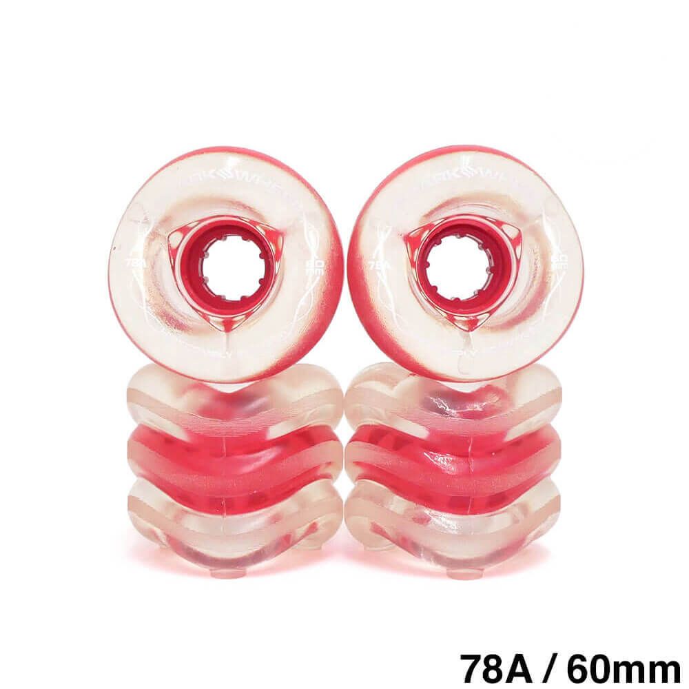 【新品】シャークウィール　スケートボード ウィール   レッド　60mm SHARK WHEEL シャークウィール ソフトウィール（クルーザー