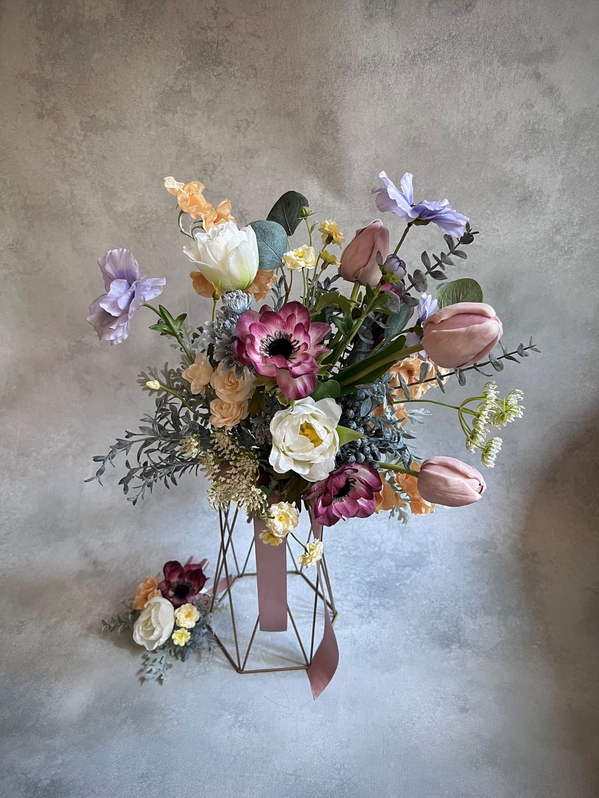 コスメブーケ2点セット【結婚式新郎新婦ブーケトス/プレゼント