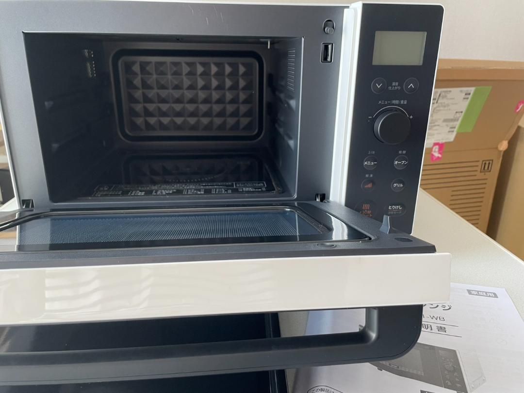 COMFEE' オーブンレンジ 18L フラットテーブル レンジ・予熱対応 チャ