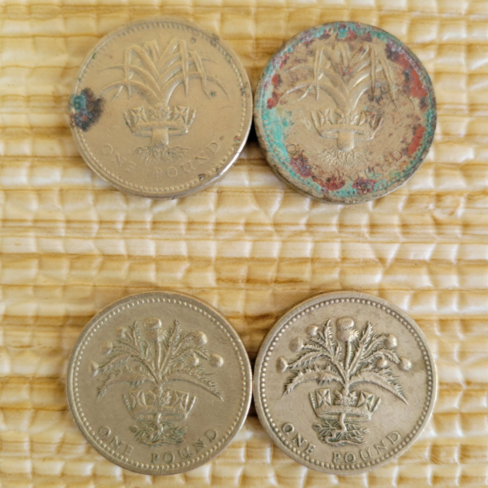 2008 イギリス ピエフォー ポンド銀貨 4枚セット - 旧貨幣/金貨/銀貨 ...