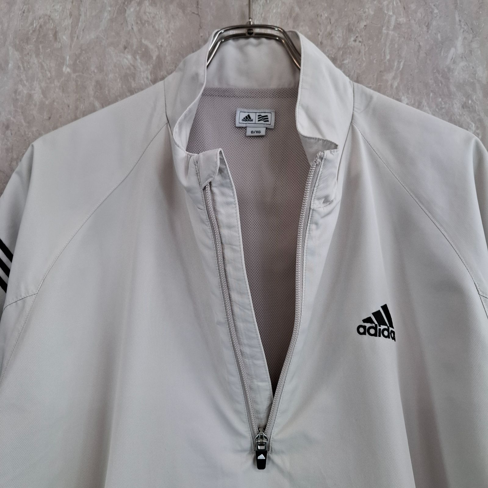 adidas×ドイツサッカーデザインスポーツ素材ポロシャツ三本線ゆったりサイズ adidas アディダス L メンズ 男性 サッカー ポロシャツ KIRIN