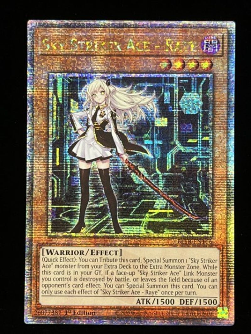 遊戯王 英語版 (北米版) 閃刀姫 レイ(絵違い) 25thシークレットレア 