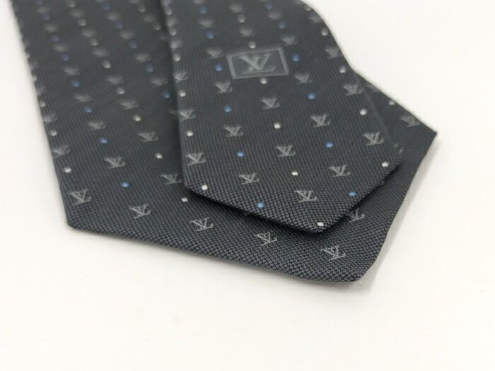 ルイヴィトン Louis Vuitton ネクタイ シルク ブラック ドット 楽天市場】【未使用品】【アパレル】LOUIS VUITTON ルイ