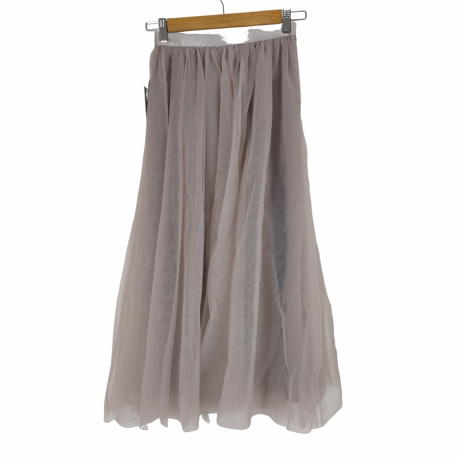 アニュアンス anuans 23AW チュールボリュームスカート PINK BEIGE  