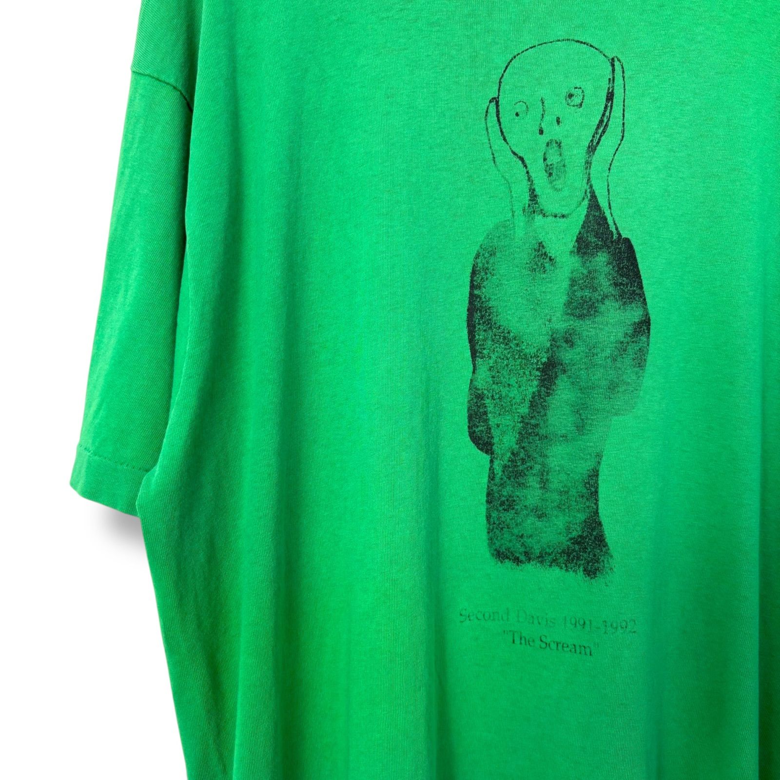 Rare】 90s The Scream Art Print T-Shirt 【XL】 90年代 ムンクの叫び 