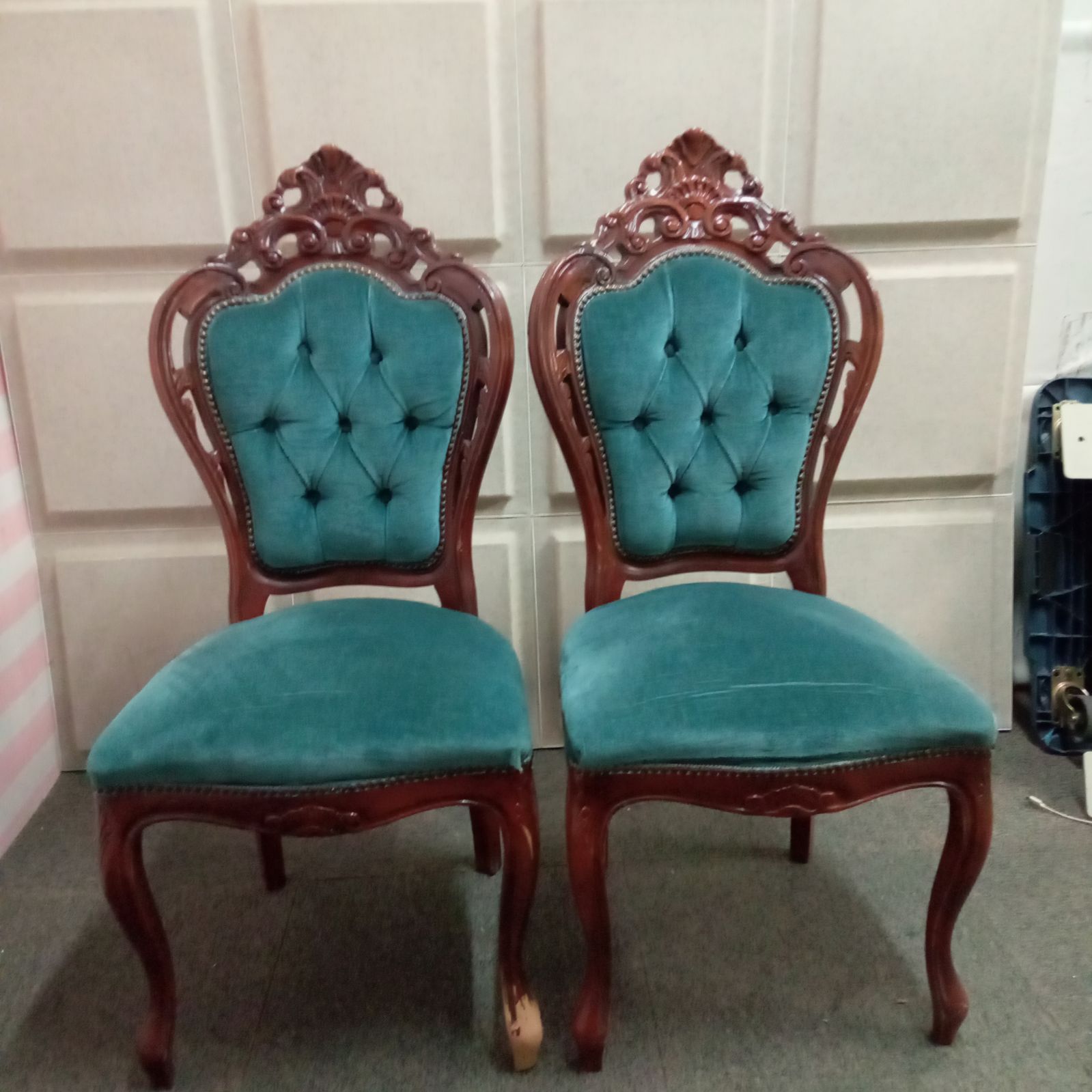 B ☆ダイニングチェア☆ イタリア 猫足 ロココ調 【公式通販】