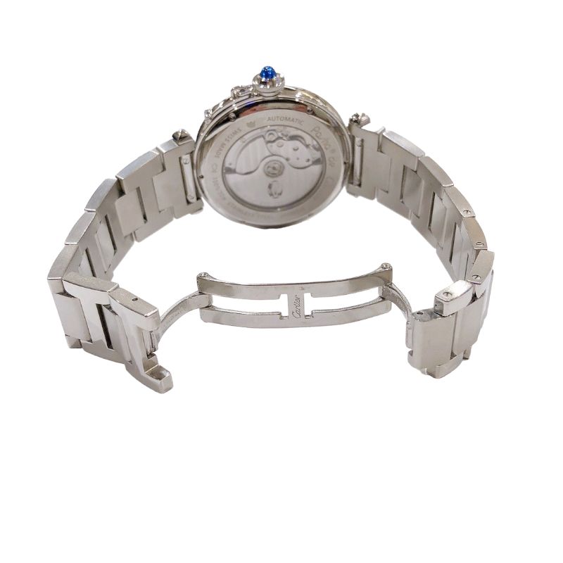 カルティエ Cartier パシャ42 W31072M7 ホワイト SS 自動巻き メンズ 腕時計 - メルカリ