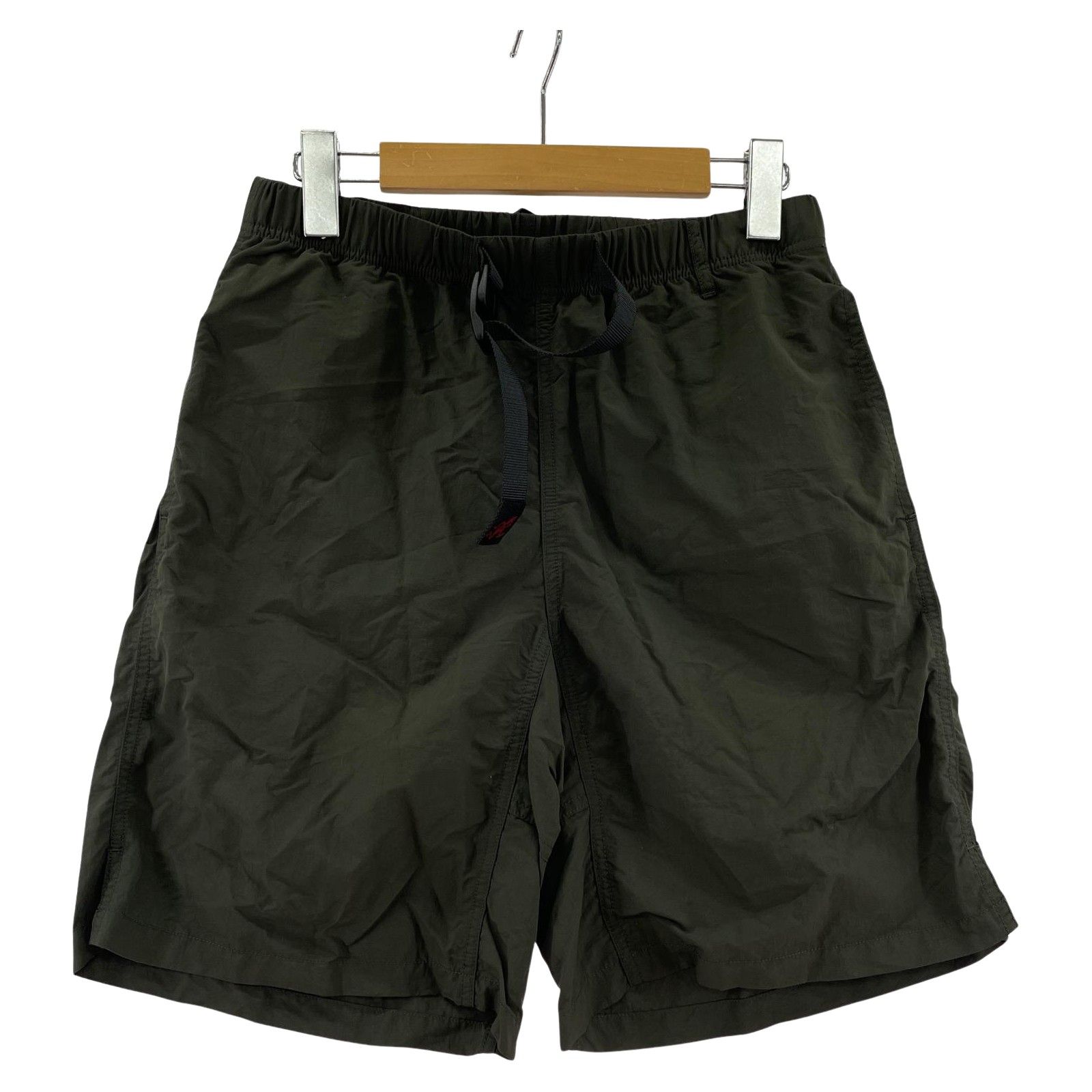 美品 希少レア GRAMICCI×EKAL ナイロンショートパンツ L カーキ Gramicci グラミチ EKAL ナイロンショートパンツ sizeM/カーキ系