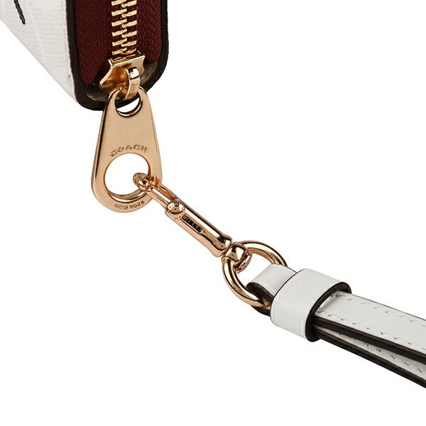 新品 コーチ COACH 長財布(ラウンドファスナー) ロング ジップ アラウンド ウォレット ホワイト 白 新品 コーチ COACH 長財布(ラウンドファスナー) ロング ジップ