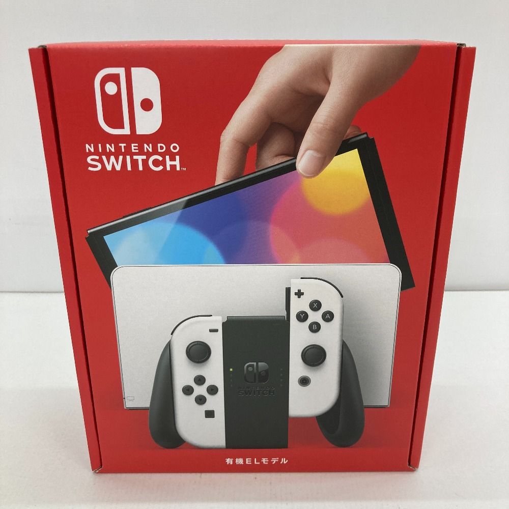 05w04650 【未使用 Nintendo Switch】ニンテンドースイッチ本体 有機ELモデル ホワイト ＊検品開封済み＊ ゲームハード 【未使用品】