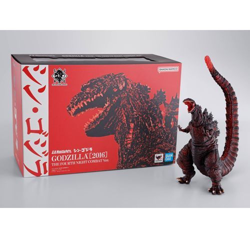 新品 送料無料 S.H.MonsterArts ゴジラ (2016) 第4形態 夜間戦闘Ver