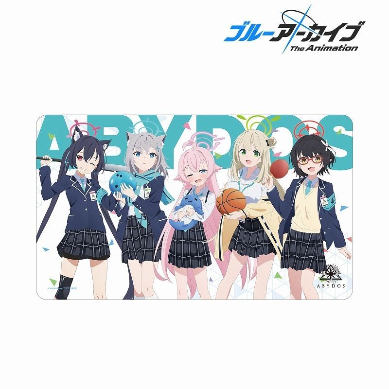 ブルーアーカイブ The Animation 描き下ろし アクティビティver. 対策委員会 マルチデスクマット