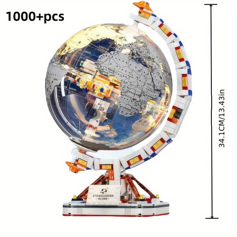 1000ピース以上の地球儀模型の組み立てセット