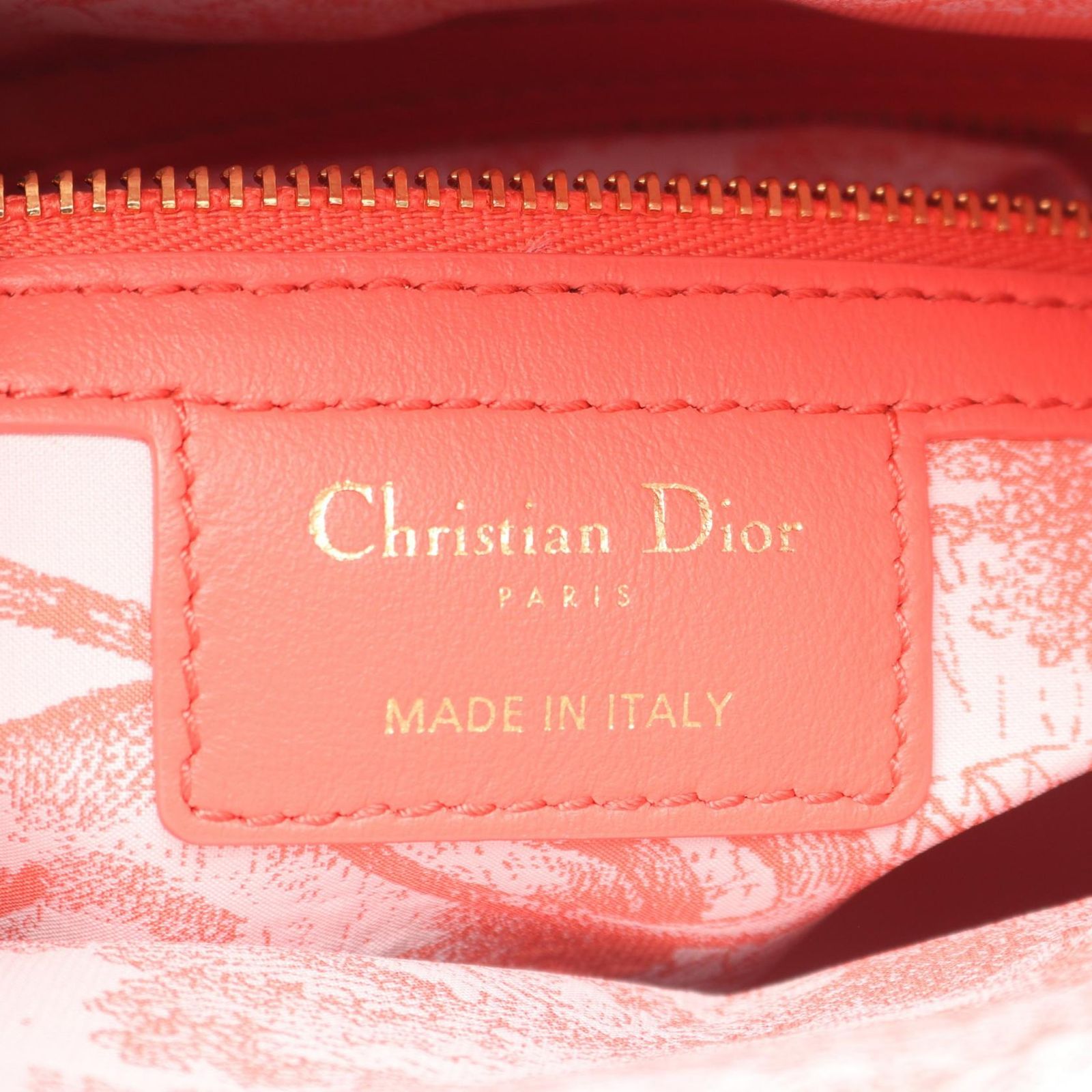 Christian Dior オレンジ レザー ハンドバッグ クリスチャンディオール ボーリングバッグ レザー 2WAY