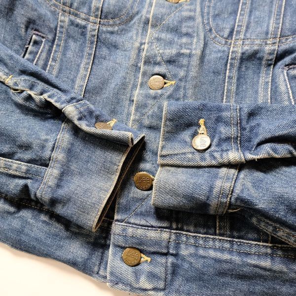 【Lee】 90s リー デニムジャケット ジージャン トラッカー L 濃紺美品 Lee】90s リー 101-J デニムジャケット ジージャン トラッカー