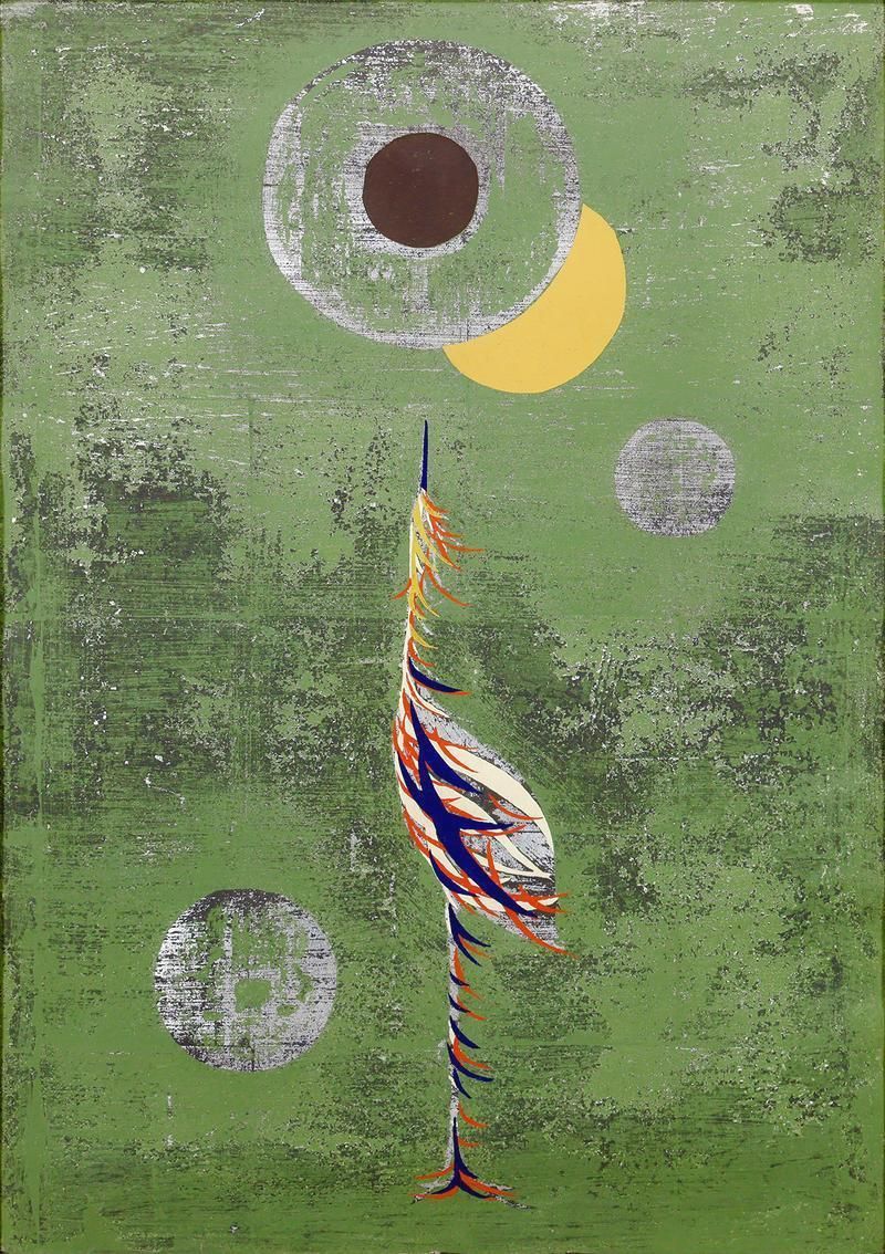 真作】【WISH】中山正「化身」木版画 20号大 大作 1958年作 直筆
