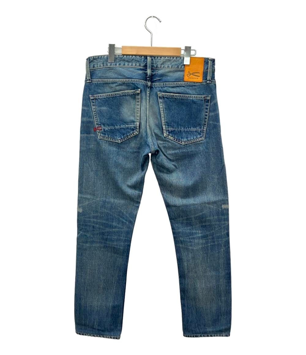 DENHAM ダメージ加工 W32 デニムパンツ DENHAM 「DENHAM」 ダメージ加工デニムパンツ - グレー メンズ