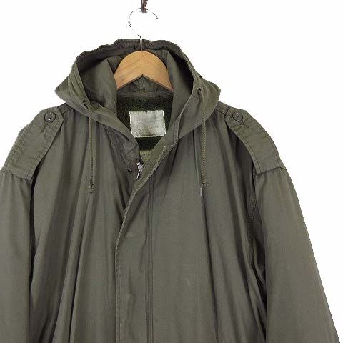 ヒューストン HOUSTON ミリタリージャケット PARKA SHELL M1951 M-51 モッズコート ボア ライナー S カーキ セージグリーン 軍物