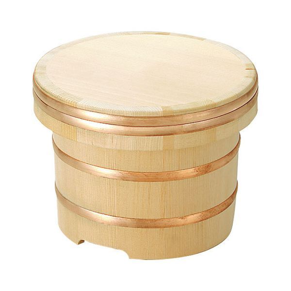 ヤマコー 用美 業務用 椹 江戸こびつ 深型 *約2.5合 yamaco04132