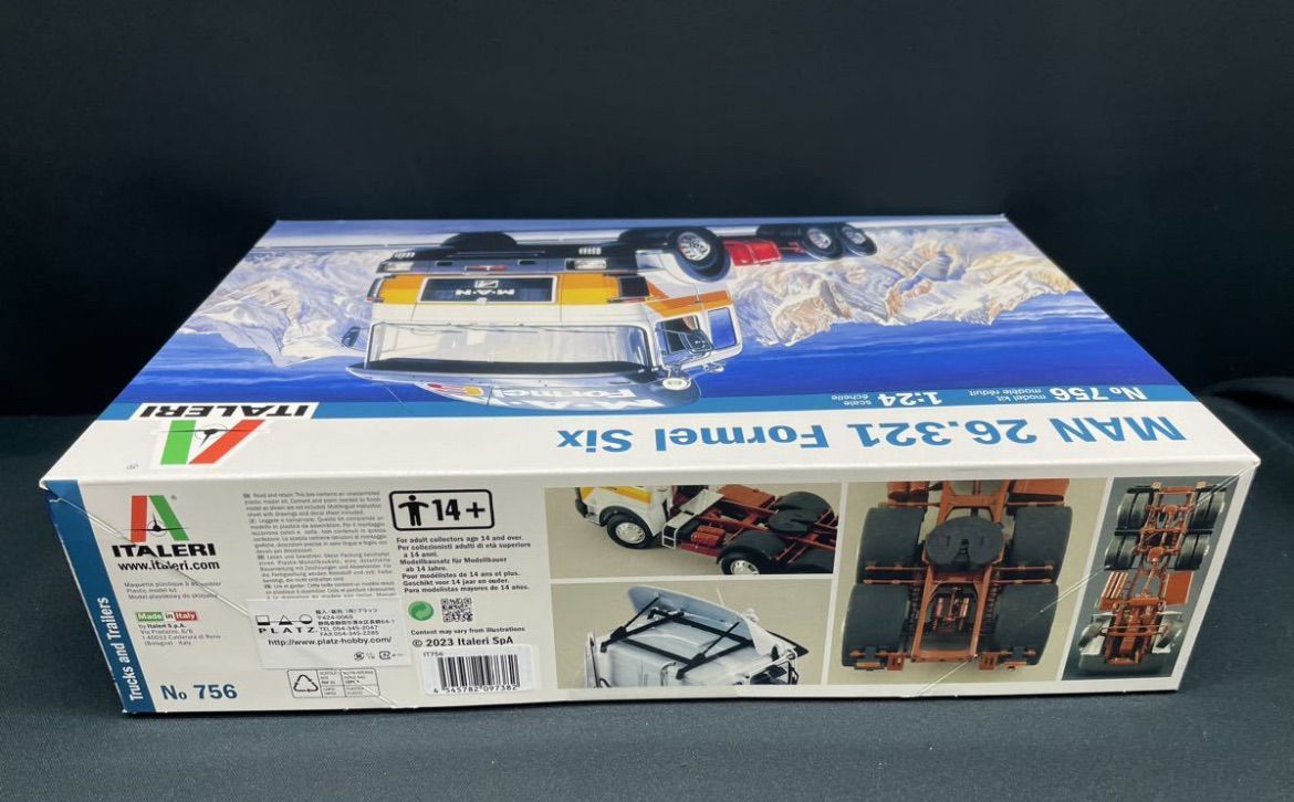 激安通販の MAN 1/24 IT756 26.321 イタレリ トラクターヘッド FORMEL6 トラック、トレーラー