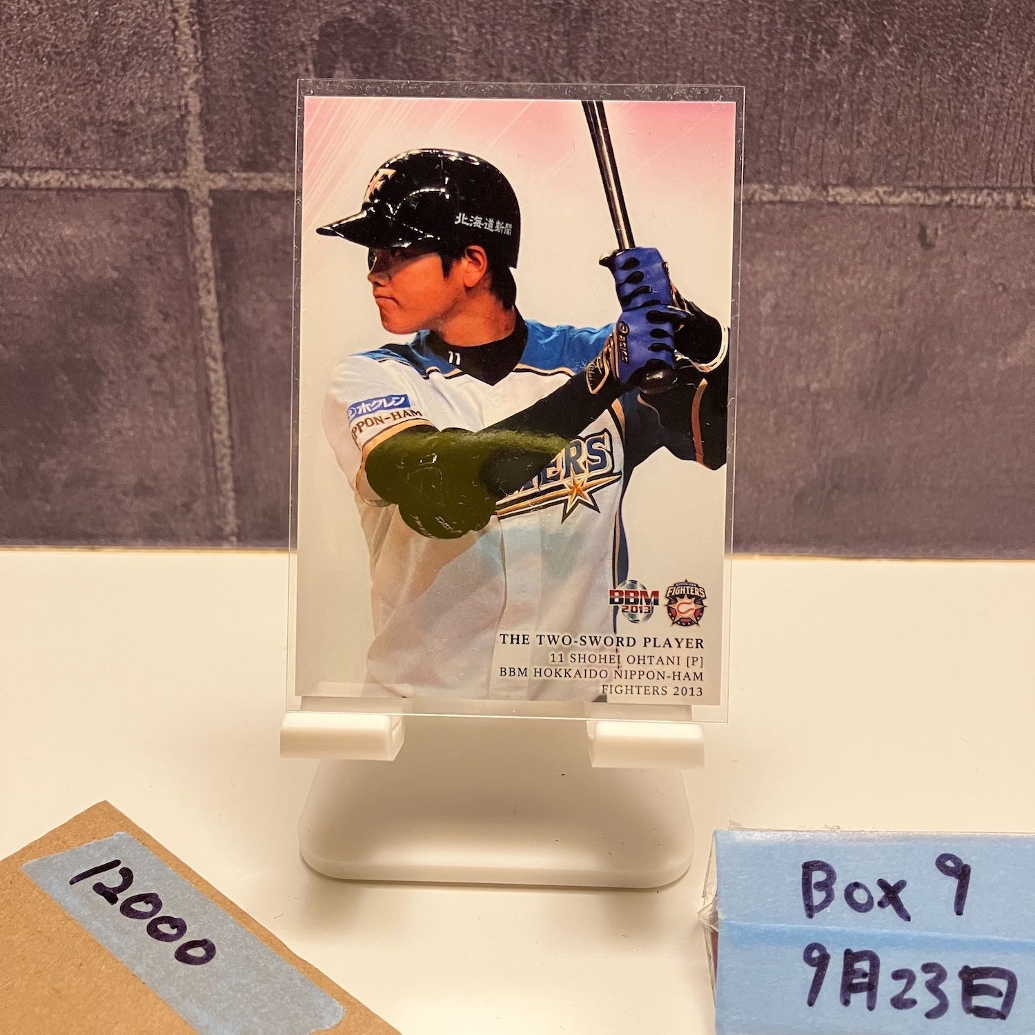 2013 BBM THE TWO-SWORD PLAYER 大谷翔平 北海道日本ハムファイターズ カード