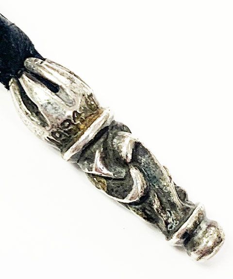クロムハーツ CHROME HEARTS LEATHER BRAID スクロール レザー