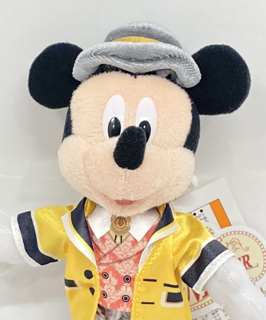 ディズニーランド　バラエティーマスター　ぬいぐるみバッジ　4点 お着替えもできる！東京ディズニーランド「ザ・ダイヤモンド