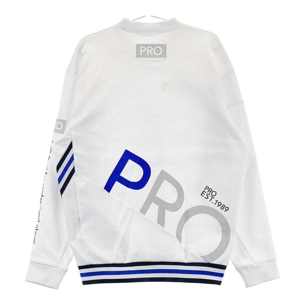 サイズ 5 PEARLY GATES パーリーゲイツ モデル ロゴスウェットトレーナー ホワイト系 240101534959 ゴルフウェア メンズ ストスト