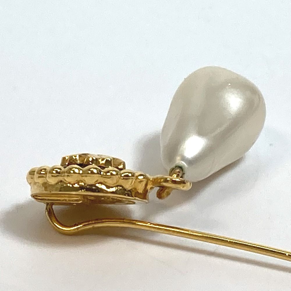 シャネル クローバーモチーフ ピンブローチ ブローチ GP